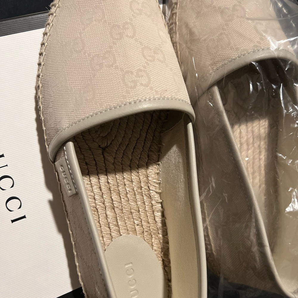 Women’s Gucci Logo Espadrilles